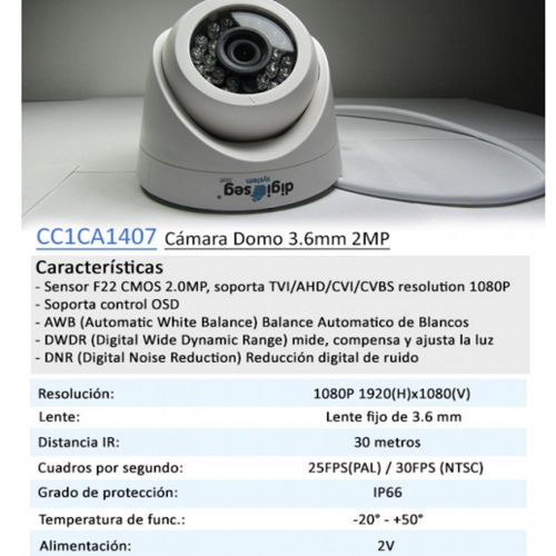 Camara domo 4 en 1