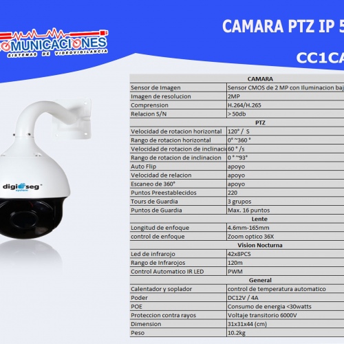 Camara PTZ