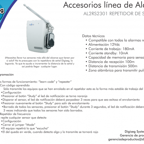 REPETIDORA DE SEÑAL P/ GSM DISC ALARM